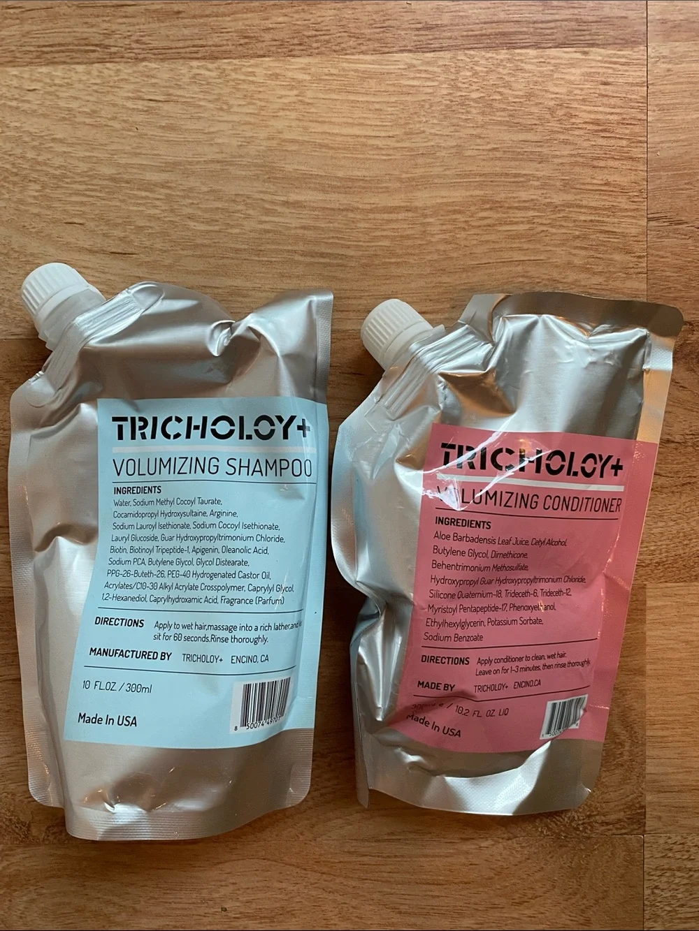 Tricholoy+ Volumizing shampoo and conditioner